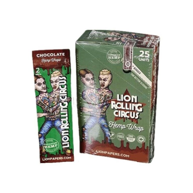 LION ROLLING CIRCUS HEM BLUNTS WRAPS 25 POR CAJA Legit Vapor