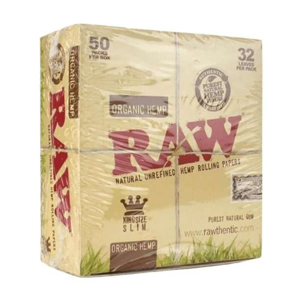 Raw Canalas King Size Slim Organic Hemp