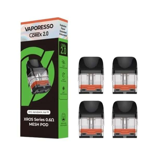 Vaporesso XROS Series Pods de repuesto 0.6 2 ML Corex 2.0