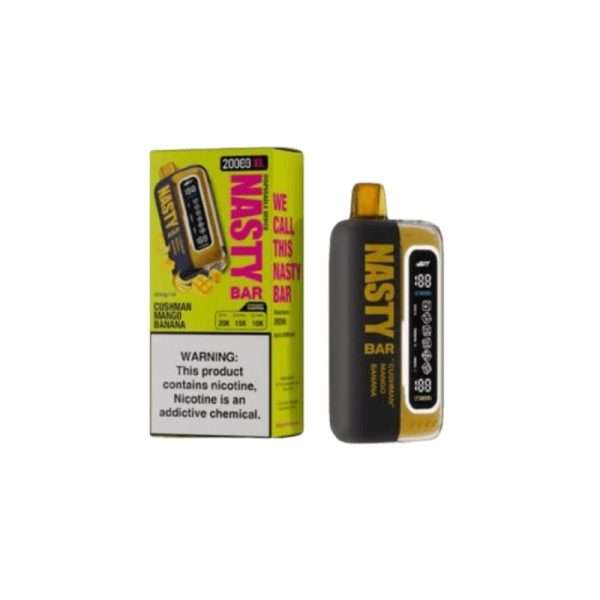 Nasty Bar XL 20,000 Puffs Desechable Cushman Mango Banana