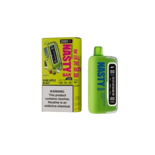 Nasty Bar XL 20,000 Puffs Desechable Sour Apple Blast