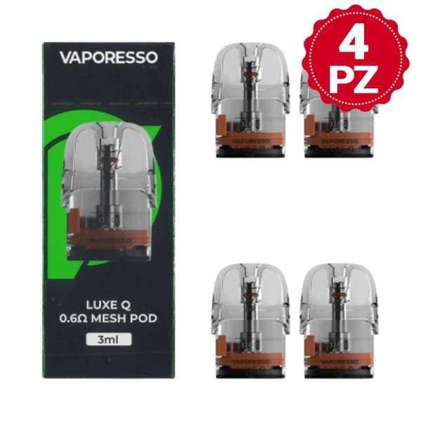 Vaporesso Luxe Q Cartucho de repuesto 3ML 0.6 ohm Piezas