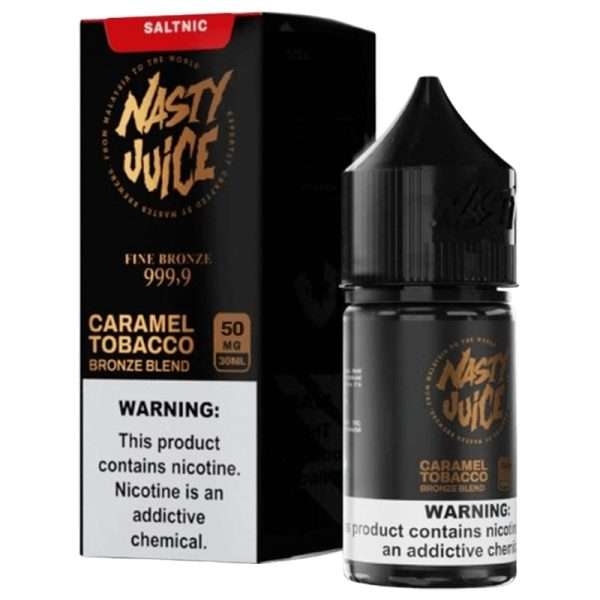 Nasty Juice Salts Series 30 ML Caramel Tobacco Bronze Blend 50 mg