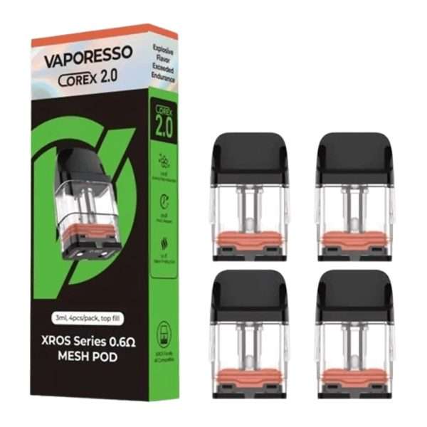 Vaporesso XROS Series Pods de repuesto 0.6 ohm 3 ML Corex 2.0