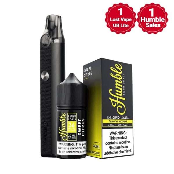 Paquete Lost Vape UB Lite con liquido Humble sales