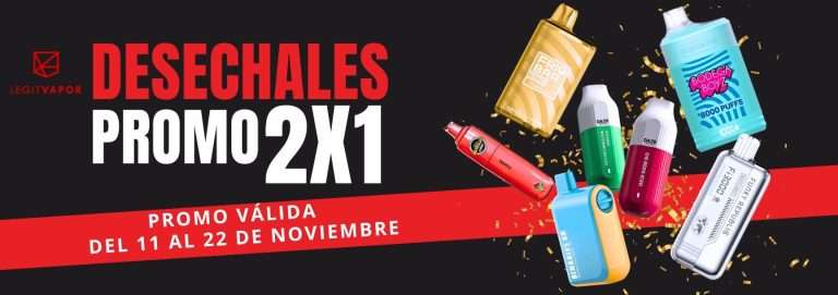 Promos 2x1 desechables