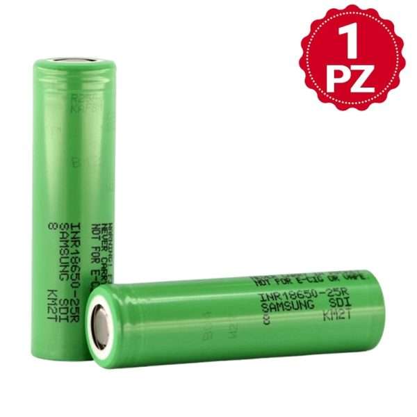 Samsung 18650 2500 mAh Batería piezas