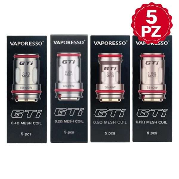 Vaporesso GTi resistencias de repuesto piezass