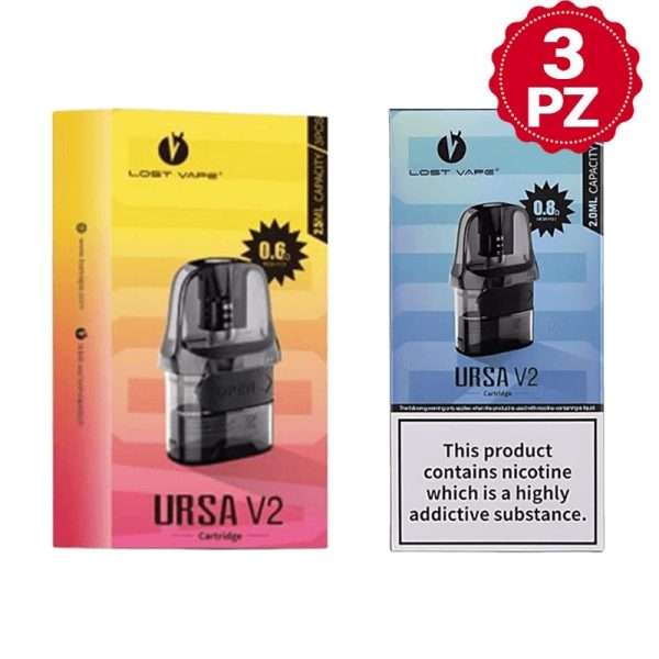 Lost Vape Ursa V2 Pod de repuesto 3 piezas